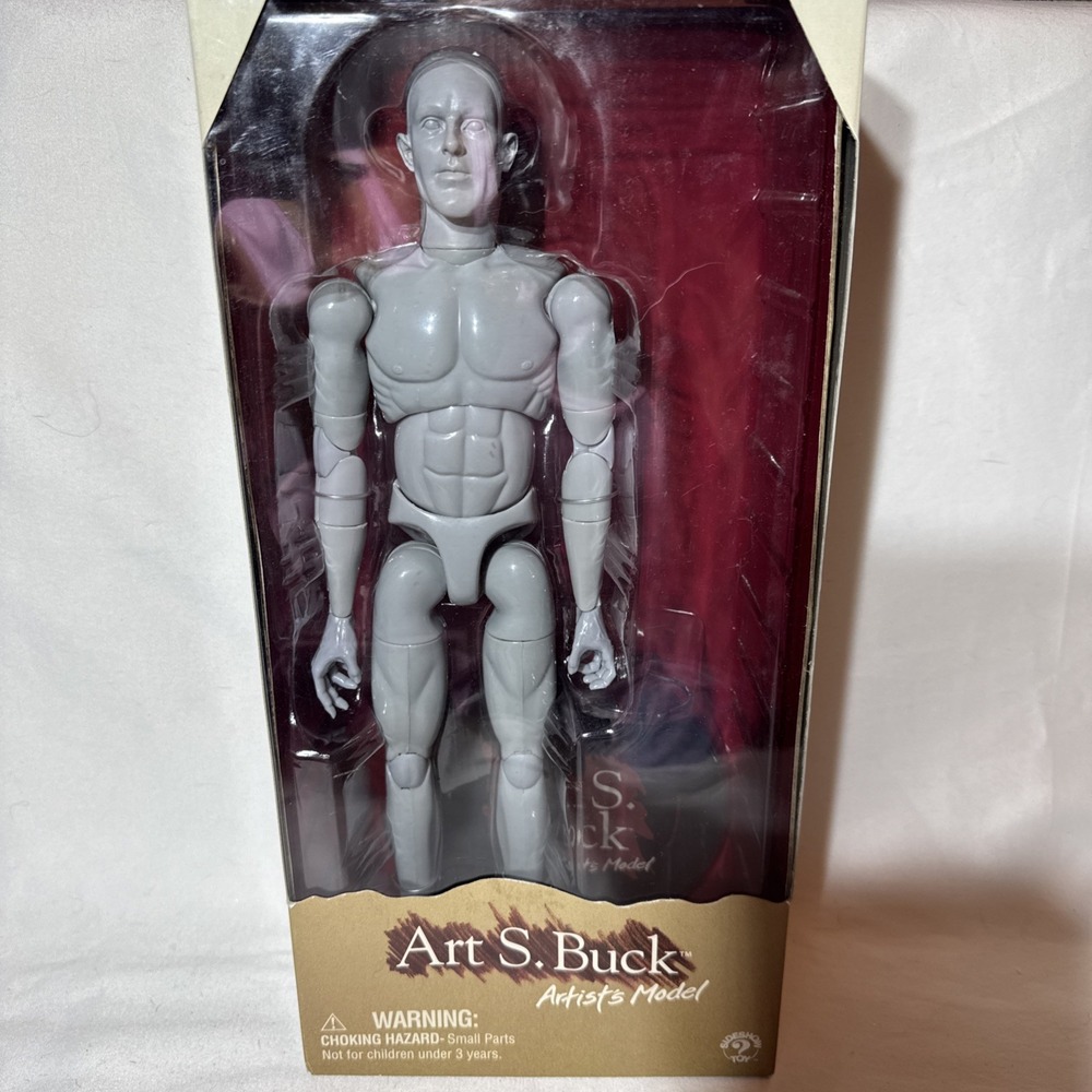 Art S Buck Artist Model Male Posable Figure Sideshow Collectable NIB anatomical